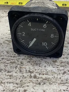 Manning Maxwell Moore Suction Gauge From 1960 Mooney 0-10” Hg